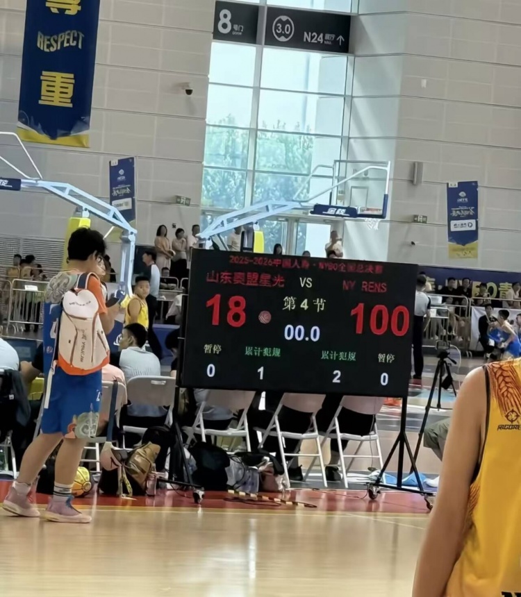100-18！美国纽约RENS队NYBO首秀创悬殊分差