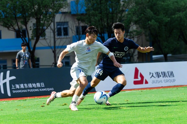 张煜破门黄毅豪单刀 申花U20补赛3-1新鹏城
